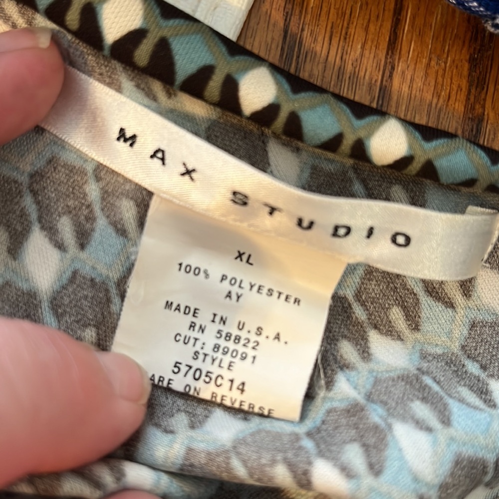 Max studio pattern flowing skirt (3) - Picture 4 of 4